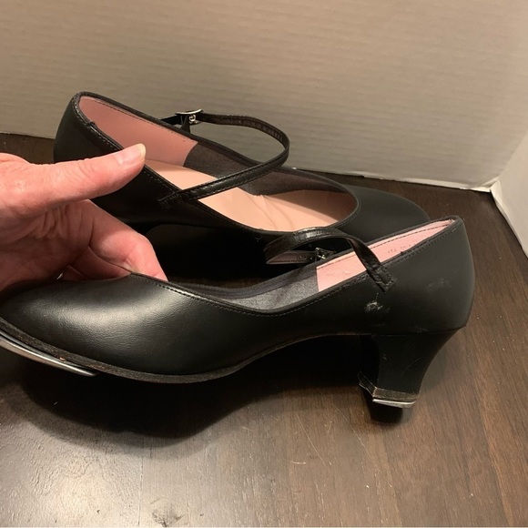 Capezio Black Dance Tap Mary Jane Shoes - Picture 7 of 12
